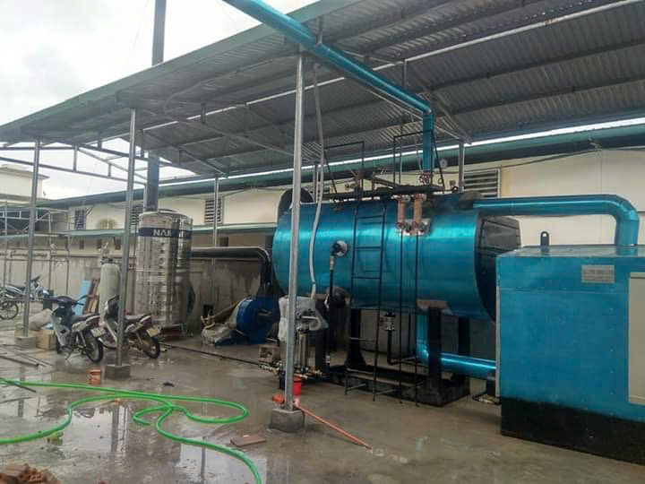 Lò hơi đốt than củi