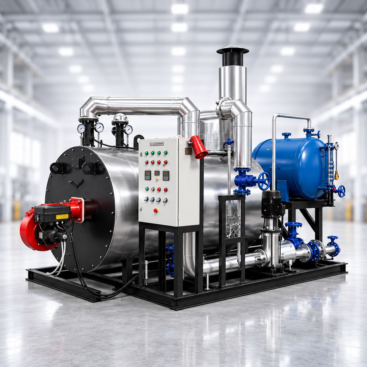 Lò dầu tải nhiệt đốt dầu/gas (DO/FO/LPG/CNG)