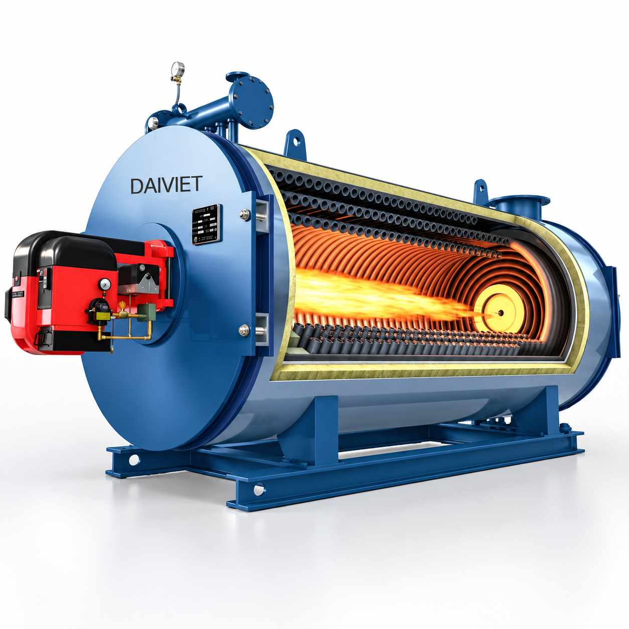 Lò dầu tải nhiệt đốt dầu/gas (DO/FO/LPG/CNG) - Ảnh 5
