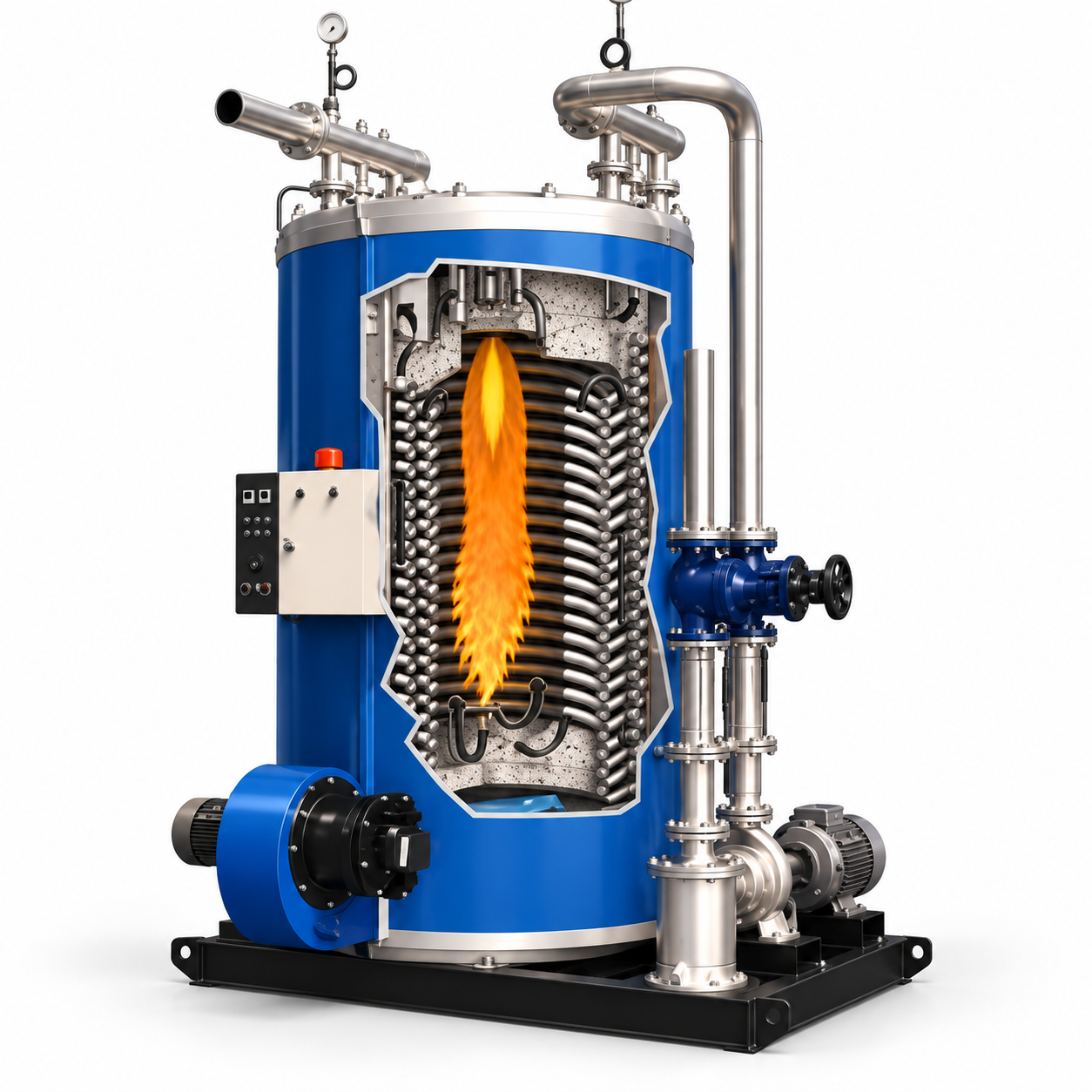 Lò dầu tải nhiệt đốt dầu/gas (DO/FO/LPG/CNG) - Ảnh 4