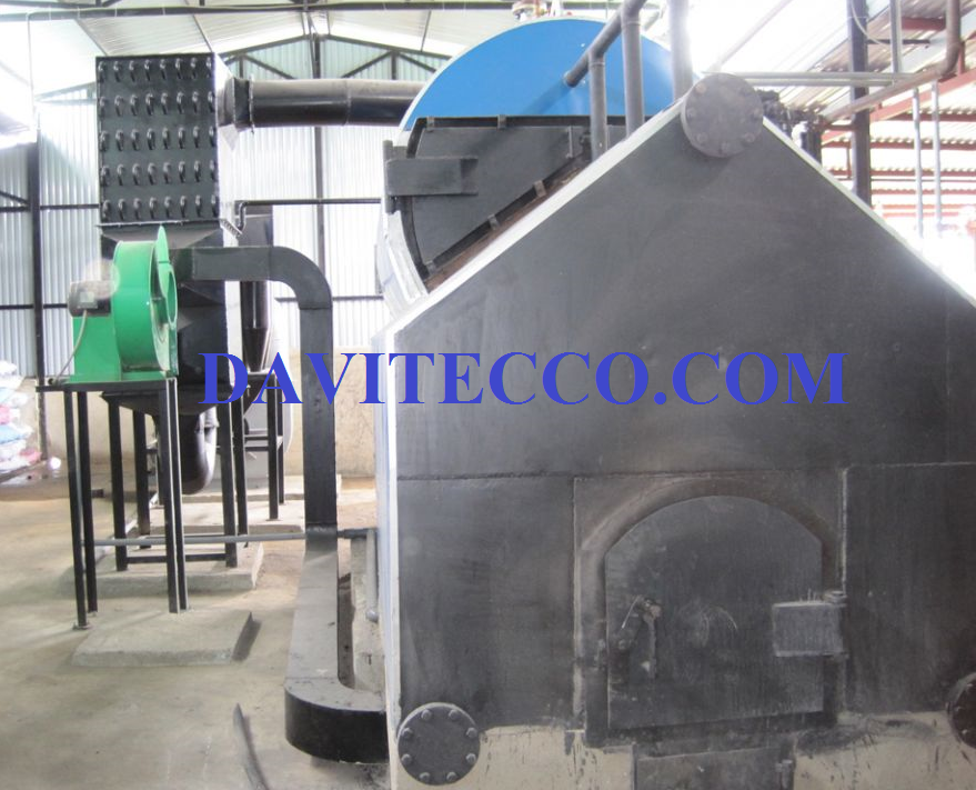 Lò hơi đốt than/củi nằm ngang (Cấu tạo 3 pass khói) - Ảnh 3