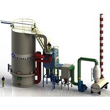 Lò dầu tải nhiệt đốt củi, than, biomass