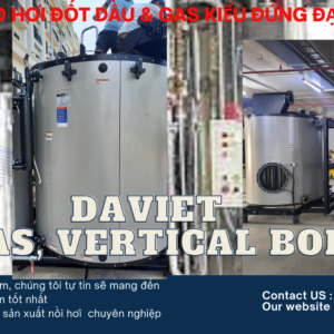 Lò hơi đốt dầu/gas dạng đứng